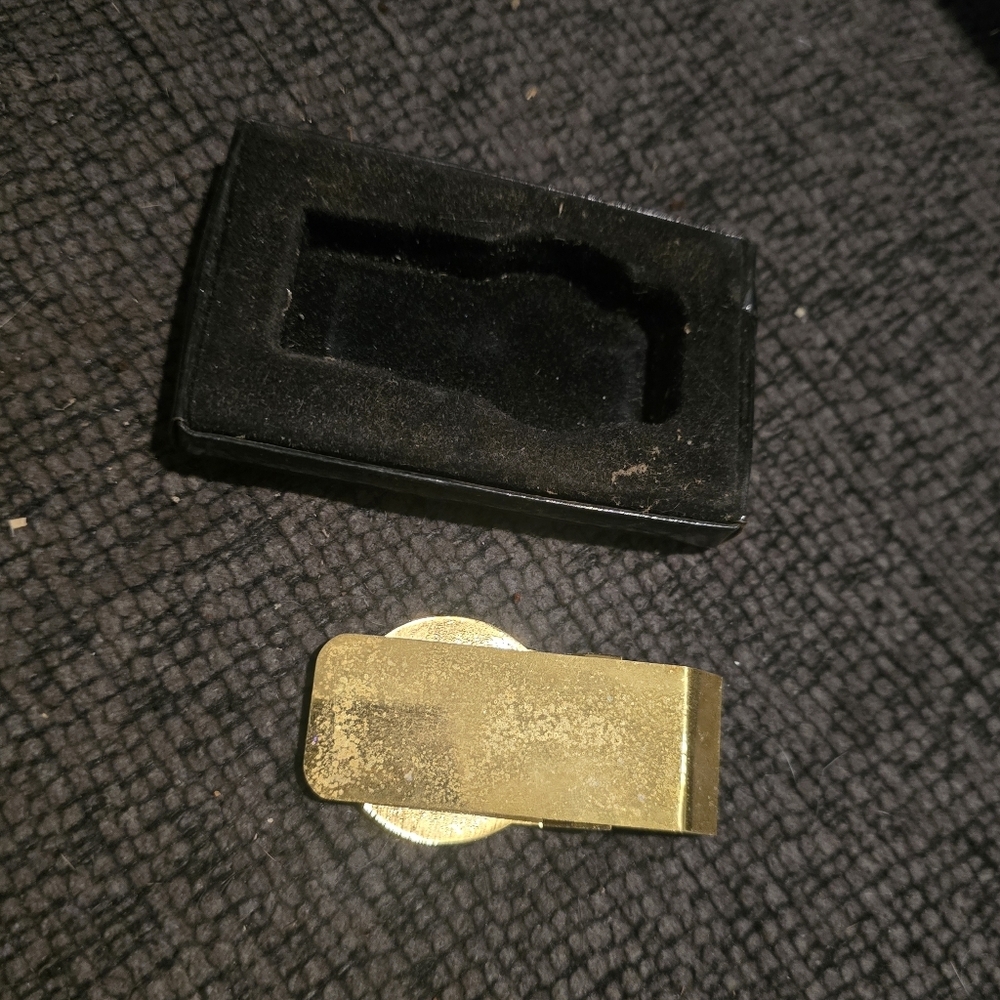 National Muzzle Loading Rifle Association Tie Clasp/Money Clip - Picture 2 of 2